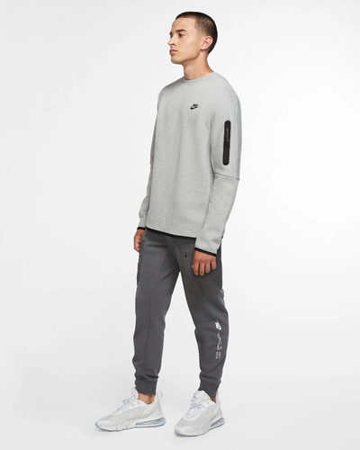 Buzo Nike Sportswear Tech Fleece Talle Xs Hombre Gris