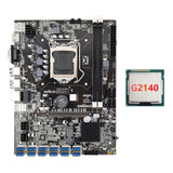 Placa Base B75 Usb Eth Mining+g2140 12xpcie A Usb3.0 Ddr3