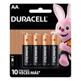 Duracell Pila Alcalina Aa Blister Con 4 Baterias Mod.mn1500