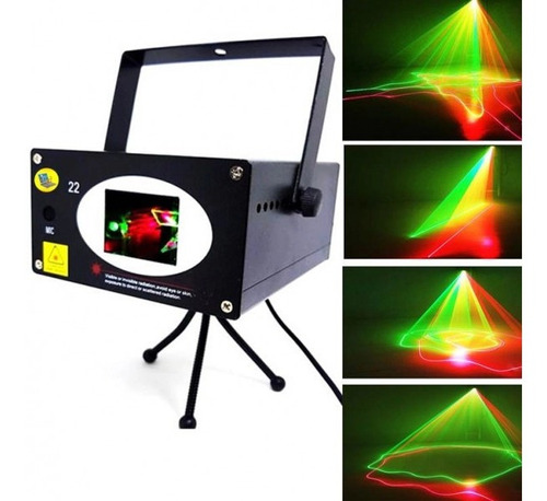 Canhão Raio Laser Holográfico Luz Led Projetor Festa  Hl22 