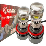 Led H8 Mini Projetor Canhão Plug And Play Kit 5700k 7.600lx