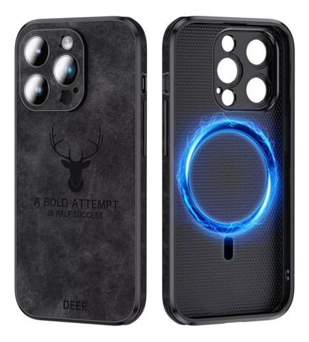 Funda Para iPhone 15 Pro Max Carcasa De Cuero Case