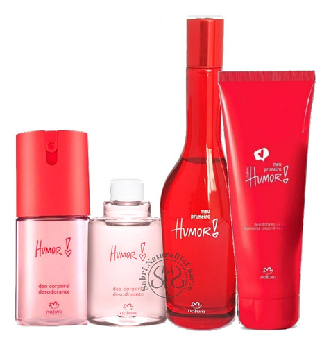 Natura Kit X4 Humor Meu Primeiro/ Proprio: Perfume + Product