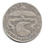 8 Reales 1846 Bogotá Nueva Granada Plata