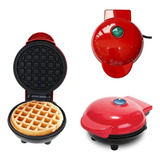 Mini Waflera Redonda Antiadherente Eléctrica Pancakes Oferta