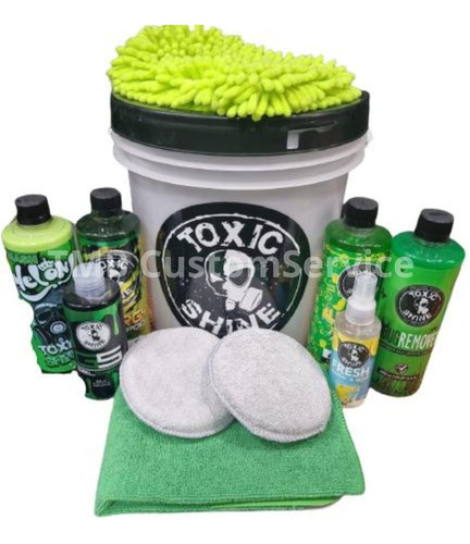 Kit De Lavado Green Auto Moto Completo/ Toxic Shine