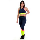 Conjunto Fitness Com Detalhe (calça+top Academia 10806/10808