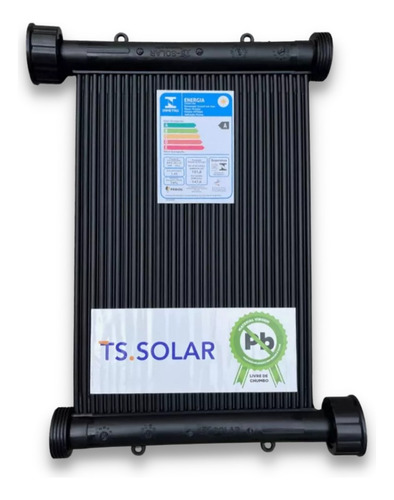 1 Placa 2mts - Aquecedor Solar Piscina - Ts Solar