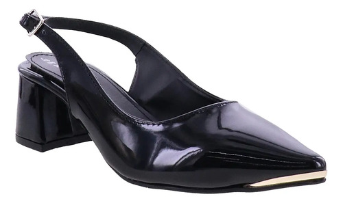 Zapatillas De Tacón Estilo Mules Punta Picuda Erez