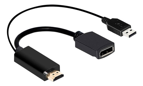 Conversor De Cable Hdmi A Displayport 3840x2160 Uhd