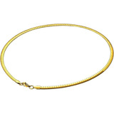 Gargantilla De Oro De 18 Quilates Para Mujer, Collar De Cade