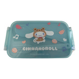 Cinnamoroll Topper Con Cubiertos Color Azul Claro