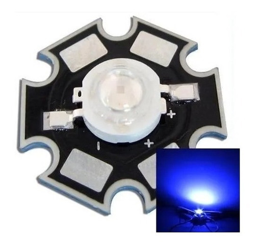 Lote 10 Led 1w Actinico 450nm Lampara Acuario