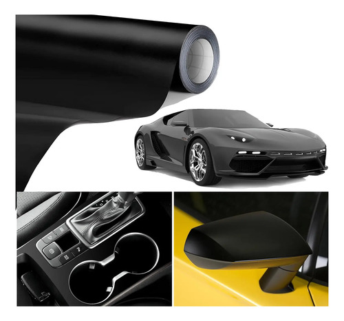 Vinil Fibra Carbono Automotriz Impermeable Pegatina 30x152cm