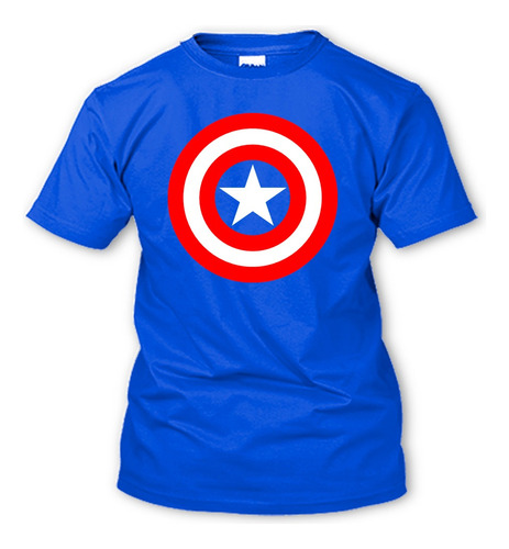 Playera Capitan America Escudo Marvel Studios 