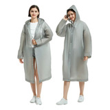 2pcs Capa Impermeable Portátil Para Lluvia Tipo Gabardina