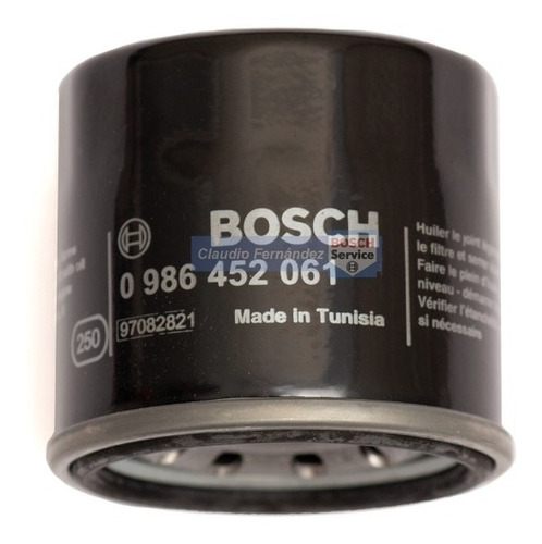 Filtro De Aceite Bosch Nissan Sentra 2.0 16v 2019 2020 Foto 2