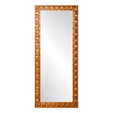 Espelho De Luxo Dourado Trabalhado 40x120 Para Decoração 