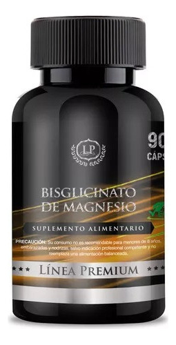 Bisglicinato / Glicinato De Magnesio 1 Frasco 90 Capsulas 