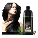 Shampoo Con Color Adicionado Con Aceite De Coco En Negro 5mi