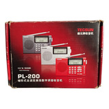 Rádio Portátil Multibanda Pll Tecsun Pl-200 Com Acessórios