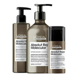 Kit Médio L´oréal Absolut Repair Molecular Sh+leavein+sérum 