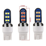 Lampara Led T20 2 Polos Canbus Posición 12v Luz Blanca