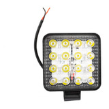 Faro Led Auxiliar 16 Led 48w Cuatri 4x4 Off Road Lux Led