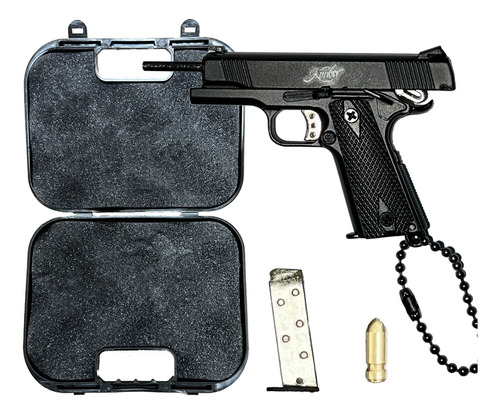 Llaveros Moda Armas Fuego Pistola Replica Colts M1911 Negra