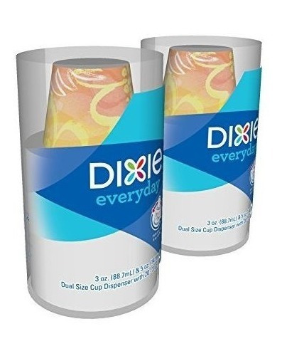 Dispensador De Vasos De Baño Dixie, Paquete Combinado (los C