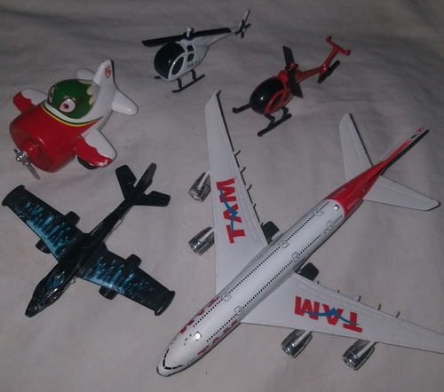 Lote De Brinquedo Avião Tam Matchbox Helicóptero 