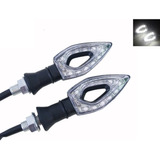 Luces Led Direccionales Moto Ahuecar Laterales 2pz