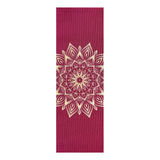 Tapete Yoga Mat Pilates Ginástica - Pvc Estampado Bali 6mm