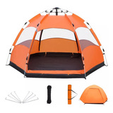 Barraca Monta Sozinha Camping 4 Pessoas Automática Dobrável