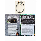 Pulsera Turmalina Negra +cuarzo Turmalinado Doble Protección