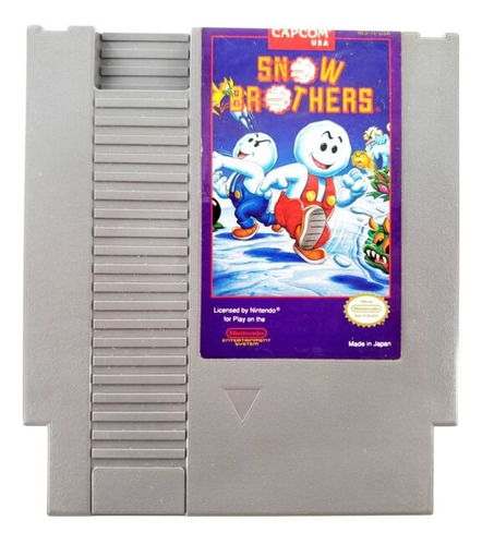 Snow Brothers Nintendo Nes Snow Bros Juego Fisico Clasico