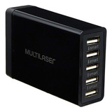 Carregador Celular Hub 5 Portas Usb Turbo Multilaser Cb124