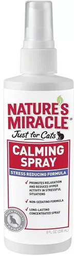 Nature's Miracle Just For Cats Calming Spray Stress 236 Ml