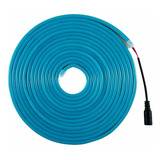 Neon Flex 5m 12v Ip68 Sumergible Azul Ice Sin Driver 5.5mm