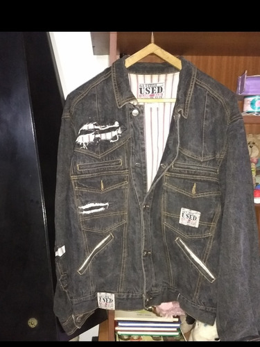 Campera Used De Jean Con Abrigo