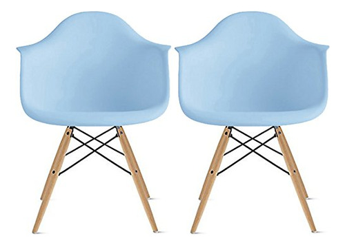 Modern Dining Side Chairs From Molded Plastic Armchair ...