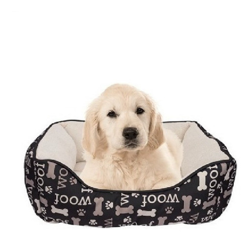 Cama Moises Perros Gatos Fiaca Dog It Pequeña 60x51 Negro