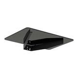 Suporte Prateleira Vidro Para Dvd Ps4 Net Sky 30x25 Sdvd-805