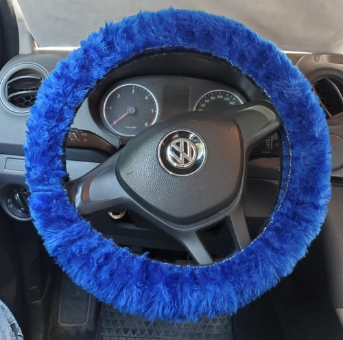 Cubre Volante De Peluche Para Auto Y Pick Up