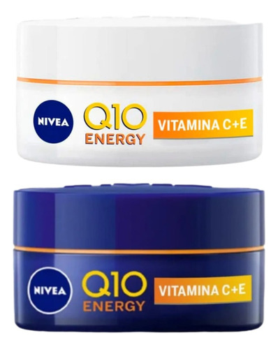 Hidratante Facial Antissinais Dia + Noite Nivea Q10 Energy 