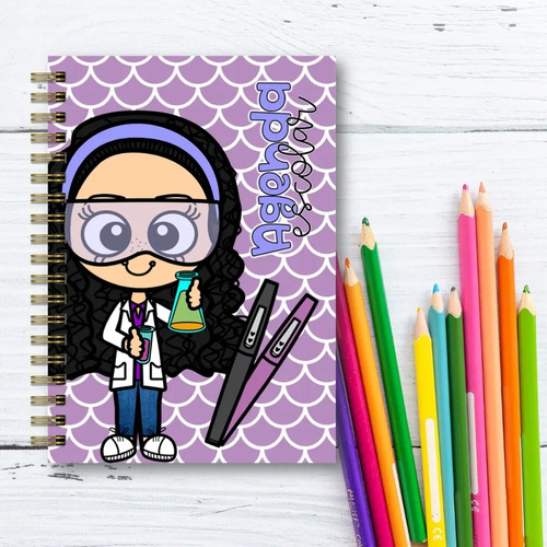 Cuaderno Personalizado Maestra/libreta Pasta Dura/regalo