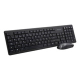 Kit Teclado Y Mouse Inalámbrico Philco 29ppr6314n Black