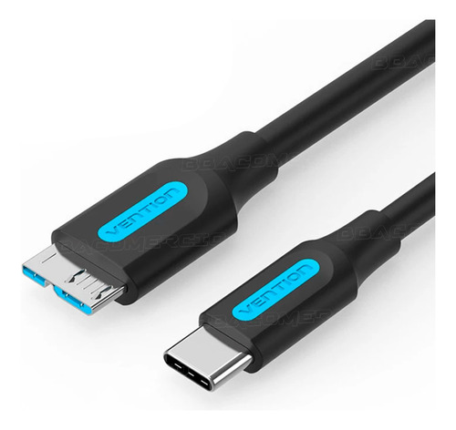 Cabo Hd Externo Usb-c Tipo C 3.1 Para Micro B 5gbps Vention