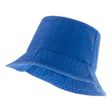 Gorro Bucket Hat Denim Prelavado Pescador Colores Varios