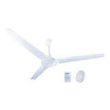 Ventilador De Techo Benelux Ev1155 Blanco Industrial Tipo Vc